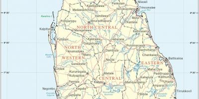 Σρι Λάνκα χάρτης hd